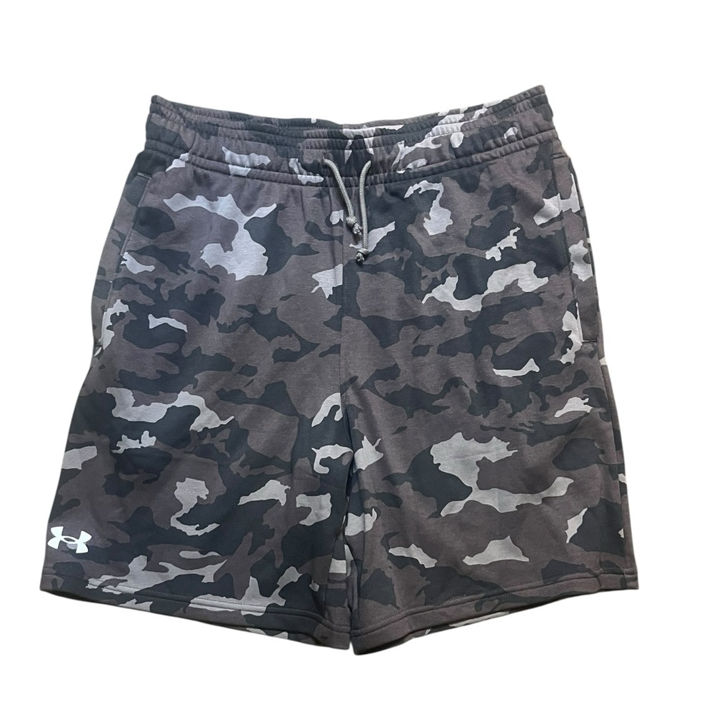 Under Armour Men Large Rival Terry AOP All Over Print Pockets moisture wicking